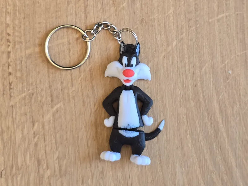 Porte-clé Chat Sylvestre