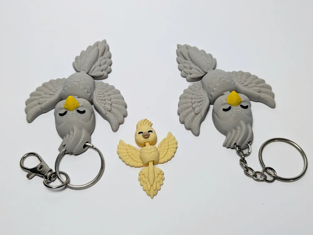 Porte-clé Cacatoès