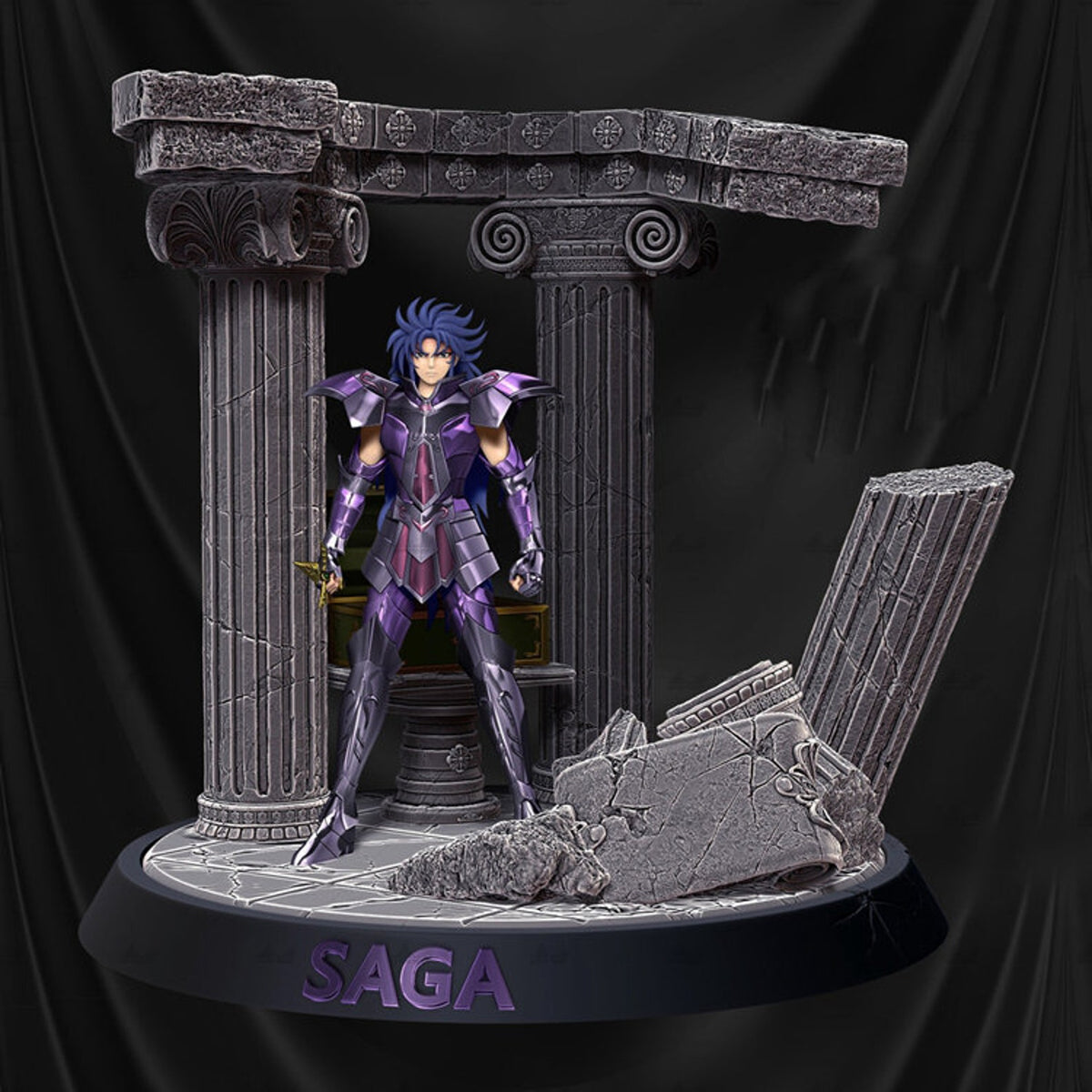 SAGA SAINT SEIYA Prêt à Peindre/ Peint