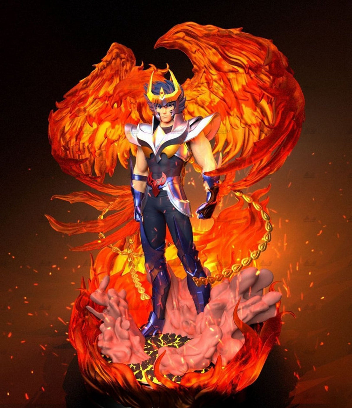 IKY SAINT SEIYA Prêt à Peindre/ Peint