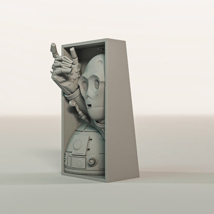 Cale Livre Star Wars R2D2 C3PO