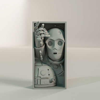 Cale Livre Star Wars R2D2 C3PO