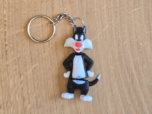 Porte-clé Chat Sylvestre