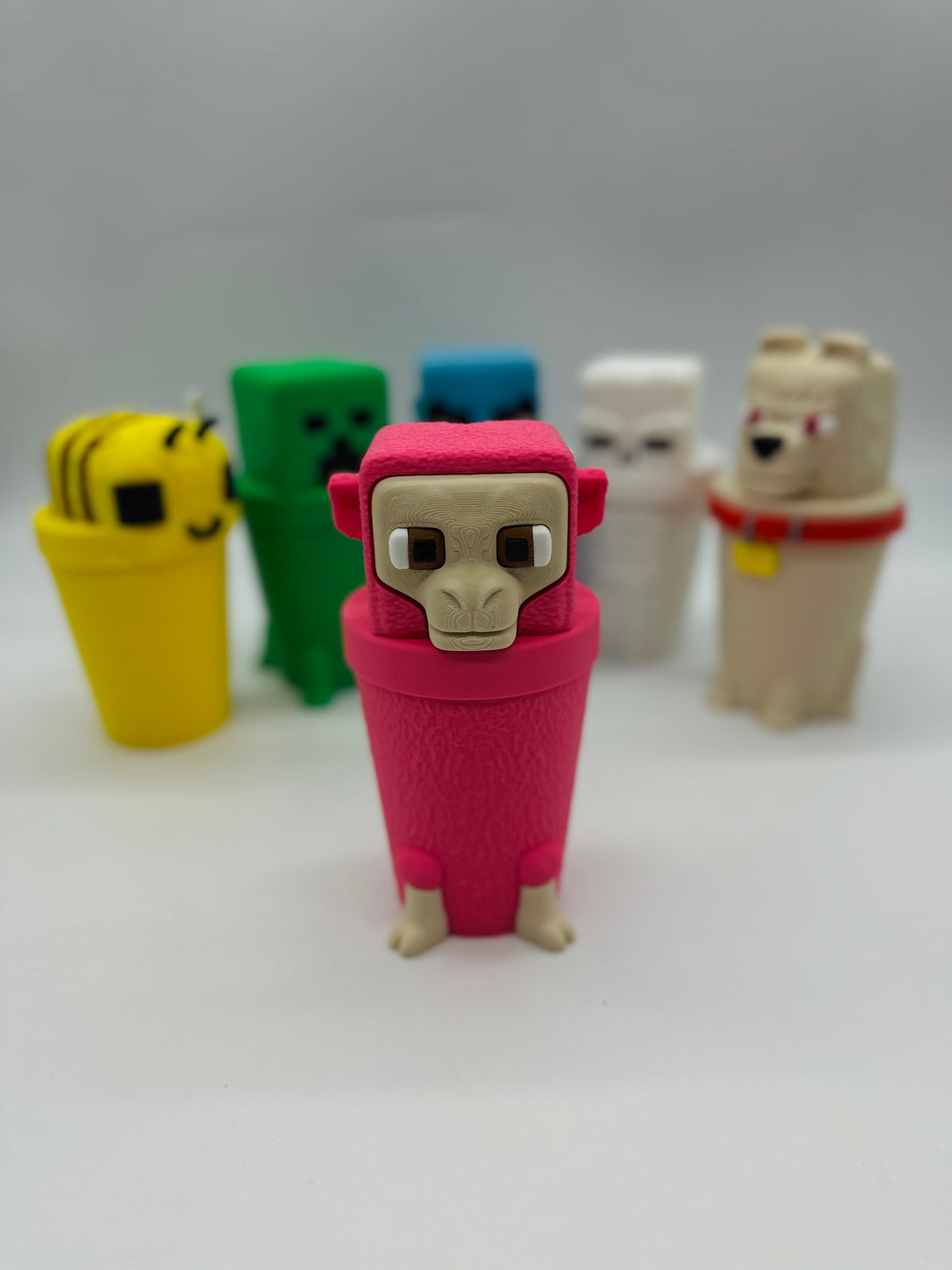 Gobelet Minecraft Mouton Rose