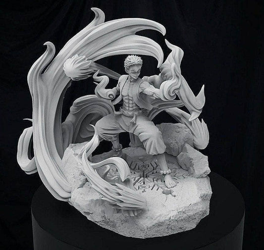 AKAZA DEMON SLAYER Prêt à Peindre/ Peint