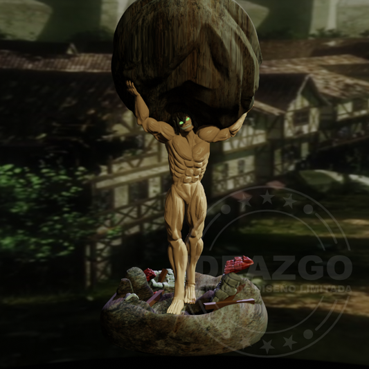 EREN TITAN SHINGEKI Prêt à Peindre/ Peint