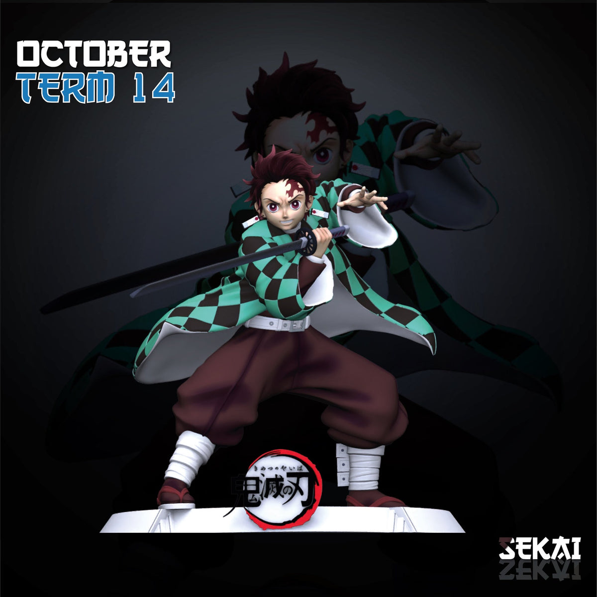 TANJIRO DEMON SLAYER  Prêt à Peindre/ Peint