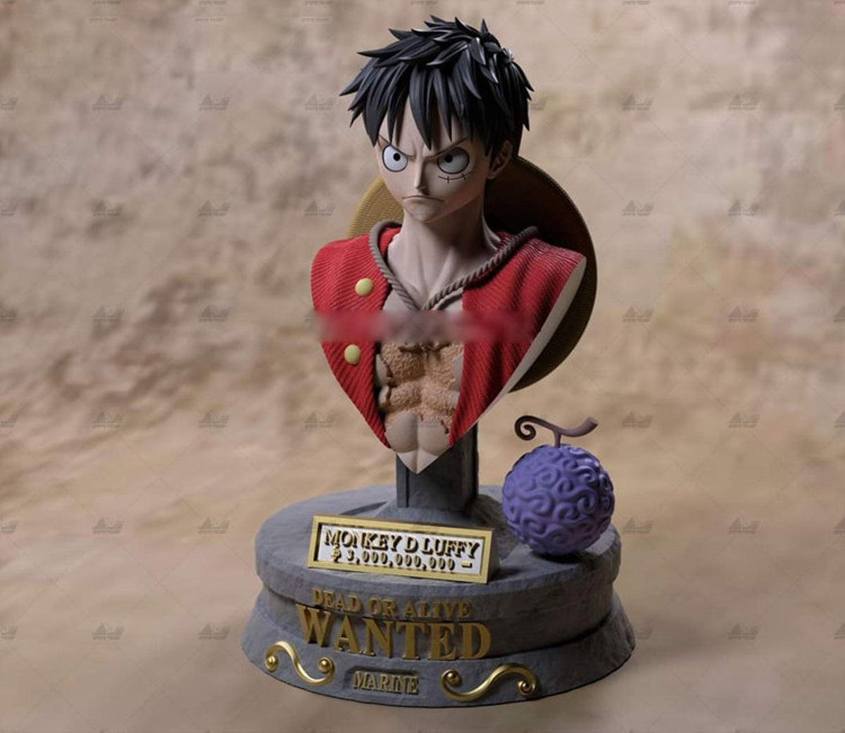 LUFFY ONE PIECE  Prêt à Peindre/ Peint