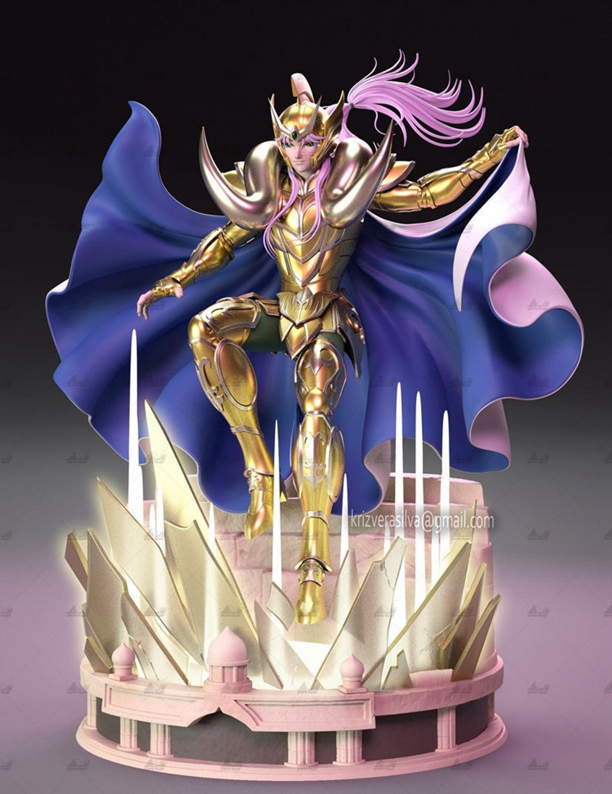 MIU SAINT SEIYA  Prêt à Peindre/ Peint