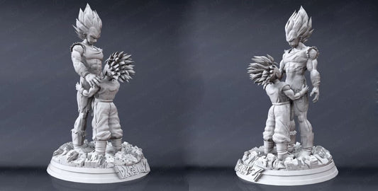 VEGETA X TRUNK DBZ  Prêt à Peindre/ Peint