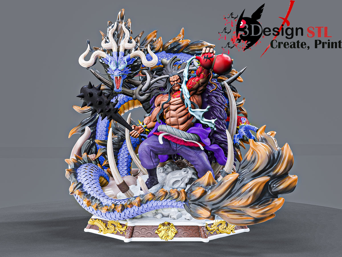KAIDO ONE PIECE  Prêt à Peindre/ Peint